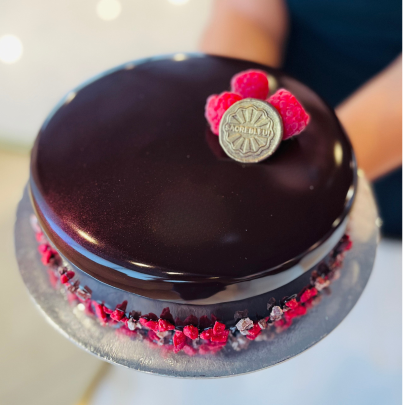 Raspberry & Chocolate Entremet
