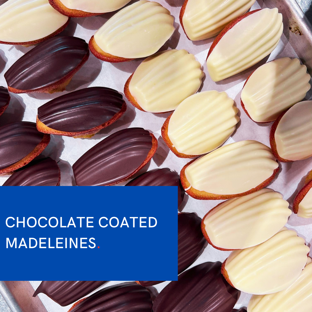 Chocolate Coated Madeleines by Sacrebleu !