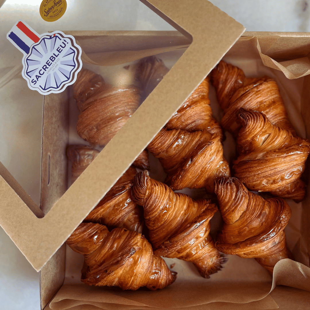 Mini Pastries: French Croissant & Pain au Chocolat by Sacrebleu !